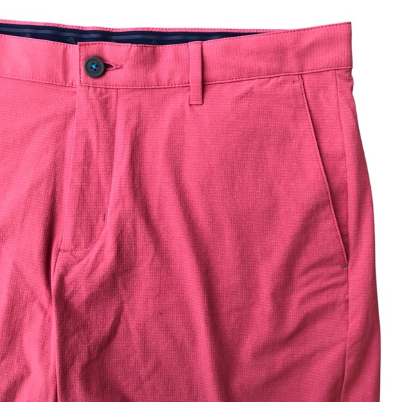 Tommy Bahama Nylon Blend Shorts Pink Patterned Check Stretch Men’s Waist 36 - Picture 3 of 11